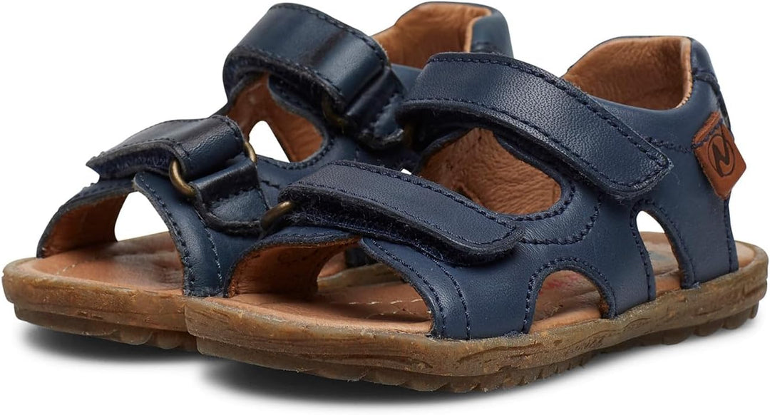 Naturino Sandalen aus Leder 20 EU Blau Navy 0c02, 20 EU Blau Navy 0c02