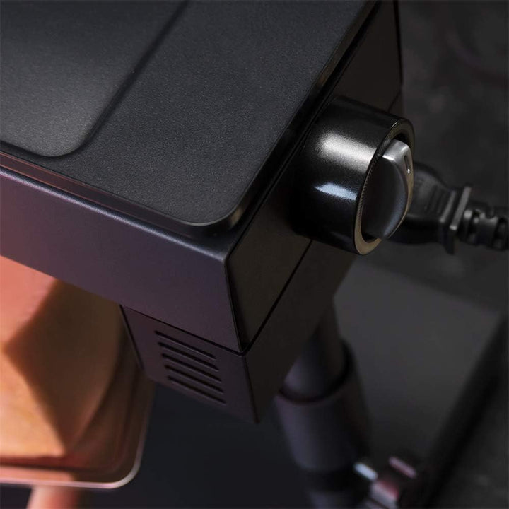 Cecotec Raclette Cheese&Grill 6000 Black. Potencia 600W, Función Grill, Acabado Acero INOX, Termosta
