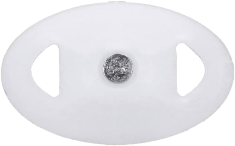 500 Stück Nagelscheiben Ø 3x70 mm mit Montagenagel Stahl oval Weiss Ø 3x70mm 500, Ø 3x70mm 500