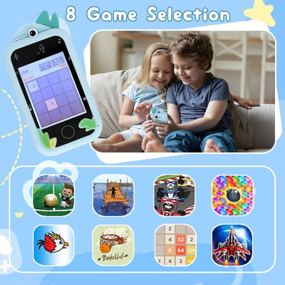 3T6B Kinder Handy Spielzeug,Kid Smartphone mit MP3-Player,Geschichtenerzählen,Selfie- und Videofunkt