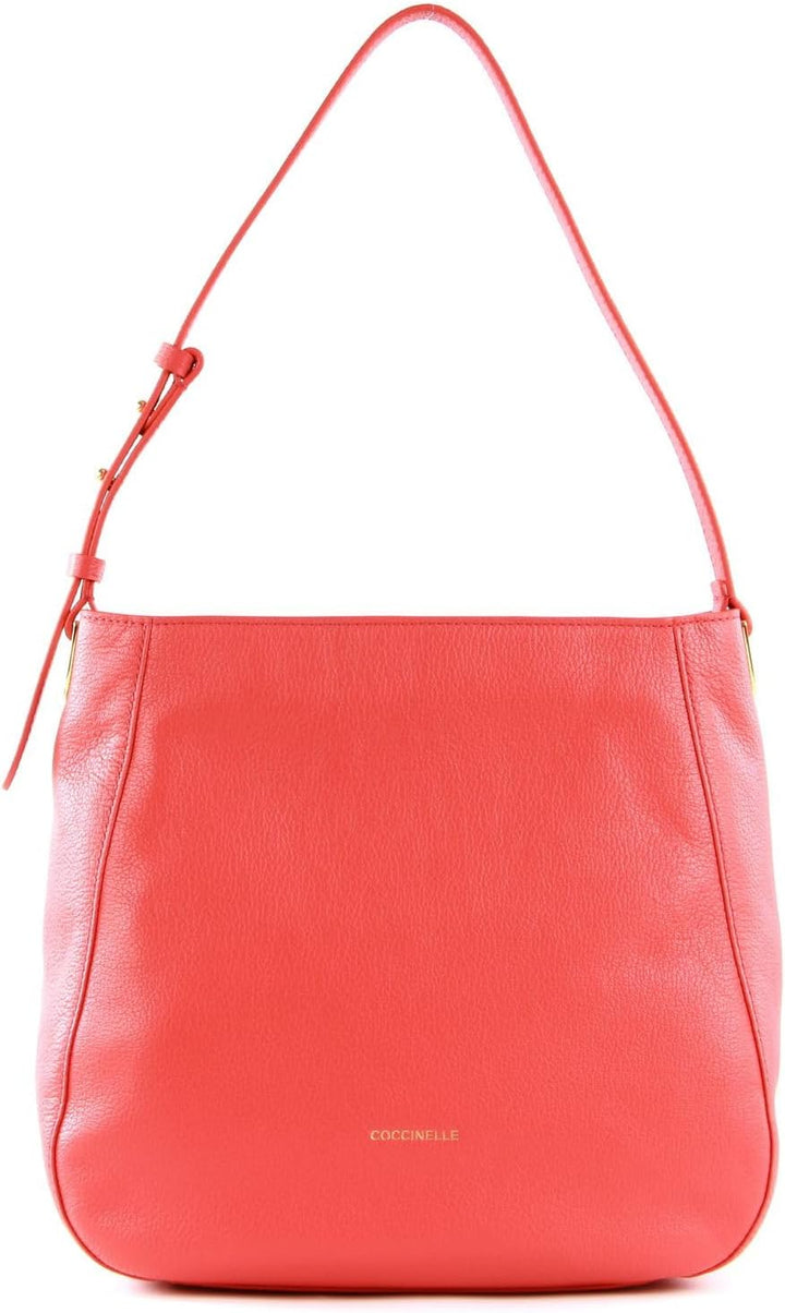 Coccinelle Lea Handbag Coral Red