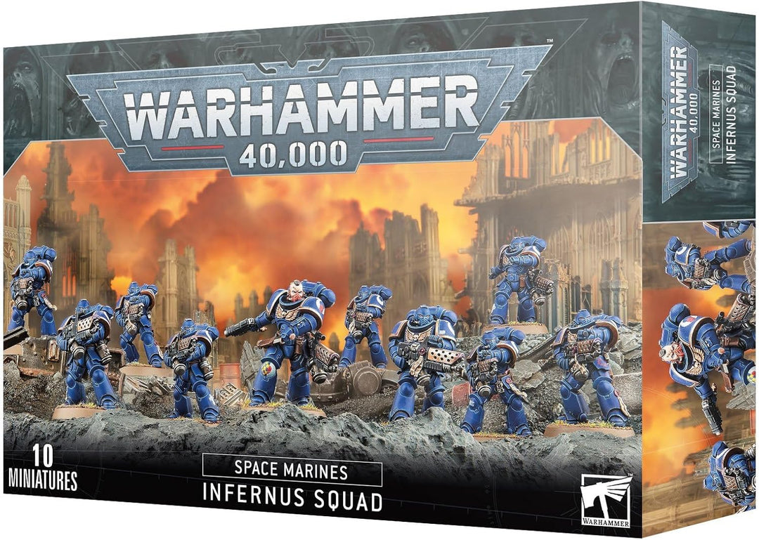Warhammer 40k - Space Marines Escouade Infernus, Black