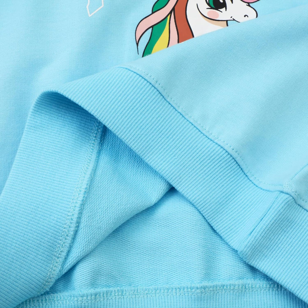 Codkkre Sweatshirt Mädchen Pullover für Kinder Süss Cartoon Sweater Mädchen Langarmshirts aus Baumwo