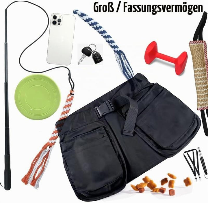 Hundetrainer-Leckerli-Tasche mit abnehmbaren Taschen, handfreier Taillengürtelclip, Hundeführer-Trai