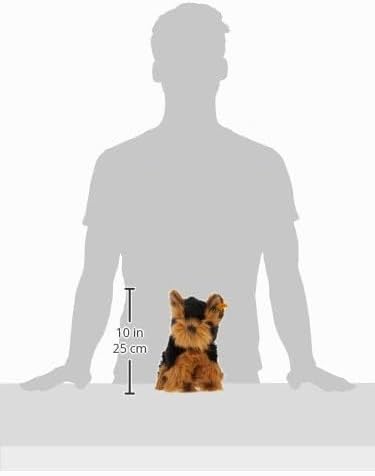 Steiff 076923 - Original Plüschtier Hund Herkules Yorkshire Terrier, Kuscheltier ca. 24 cm, Markenpl