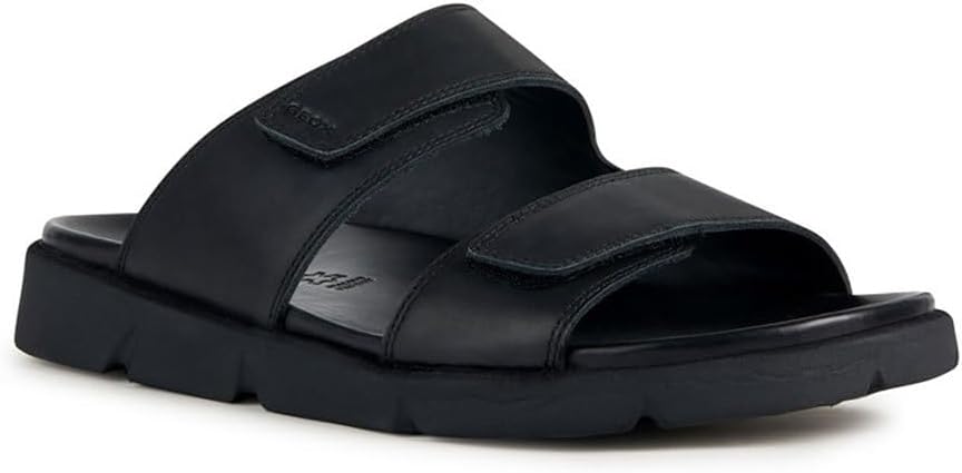 Geox Herren U Xand 2s Sandal 44 EU Schwarz, 44 EU Schwarz