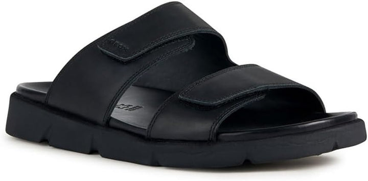 Geox Herren U Xand 2s Sandal 44 EU Schwarz, 44 EU Schwarz