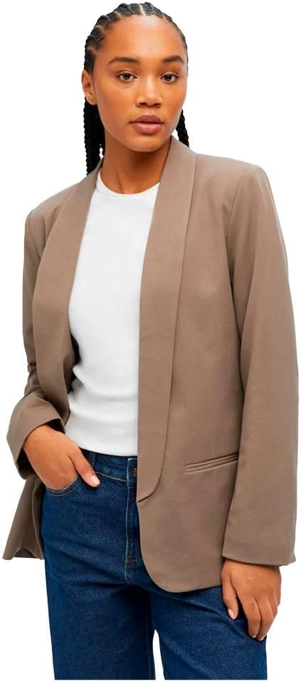 Object Damen Objlisa L/S Noos Blazer, Fossil