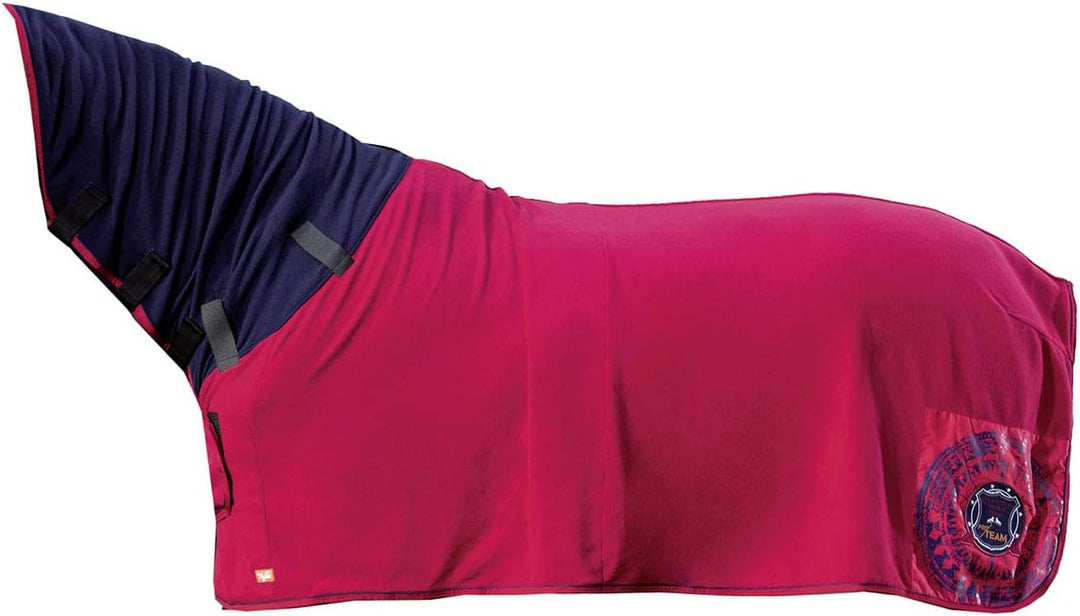 HKM 4057052282355 Abschwitzdecke Mit Halsteil-Hickstead-6900 Dunkelblau155 dunkelblau 155, dunkelbla