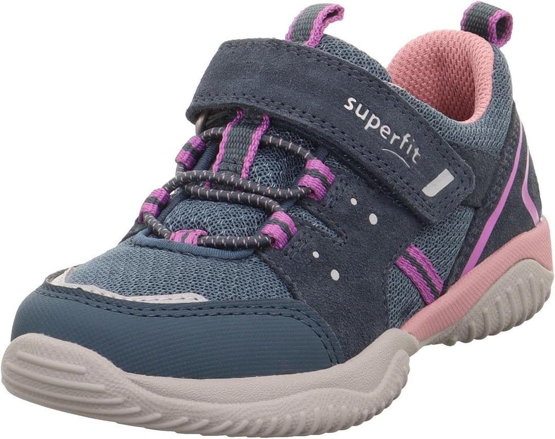 Superfit Jungen Storm Sneaker, Blau Lila 8020