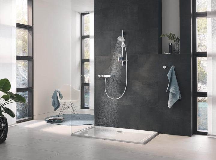 GROHE Rainshower 150 SmartActive | Brausestangenset 3 Strahlarten | Chrom | 26591000 Brausestangense
