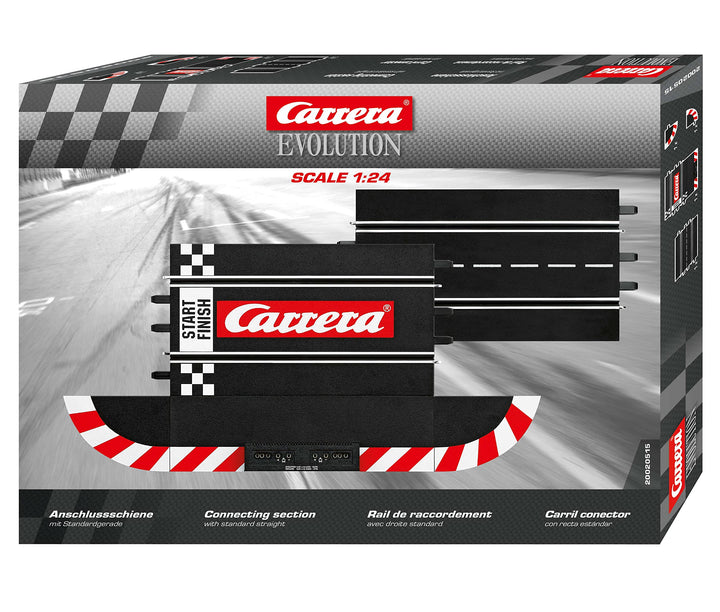 Carrera 20020515 - Anschlussstück (1) mit Standardgerade (1)
