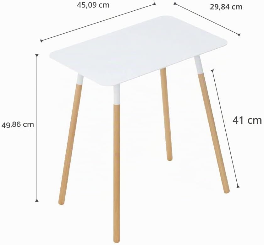 Yamazaki Plain Beistelltisch, Holz, Weiss, One Size Weiss One Size, Weiss One Size