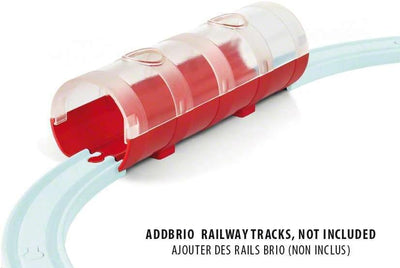 BRIO World 33892 Tunnel Box Dampflokzug - Zubehör für die BRIO Holzeisenbahn – Empfohlen für Kinder