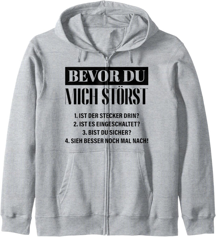 IT Techniker Geschenk Grafik Support IT Informatiker Geschen Kapuzenjacke