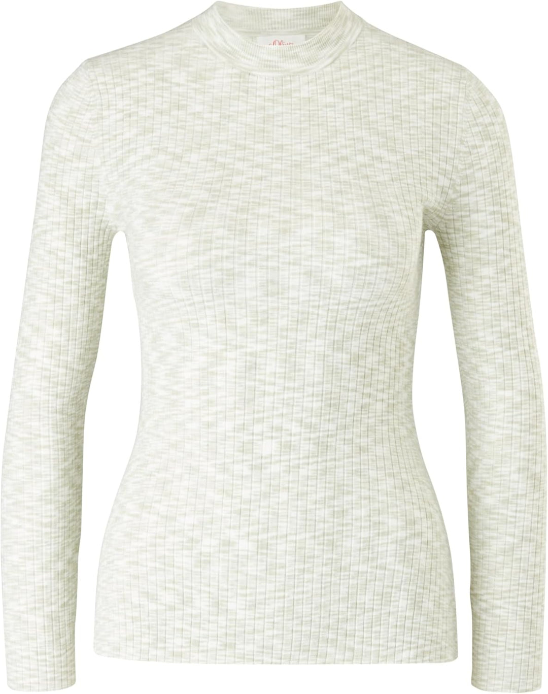 s.Oliver Damen Sweater 34 Sage Melange, 34 Sage Melange