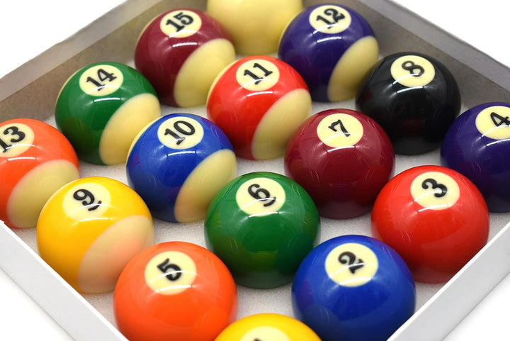 Pool Billard Kugeln Kugelset Kugelsatz Standard, Snookergrösse 52,4mm für Hobbytische, Snookertische