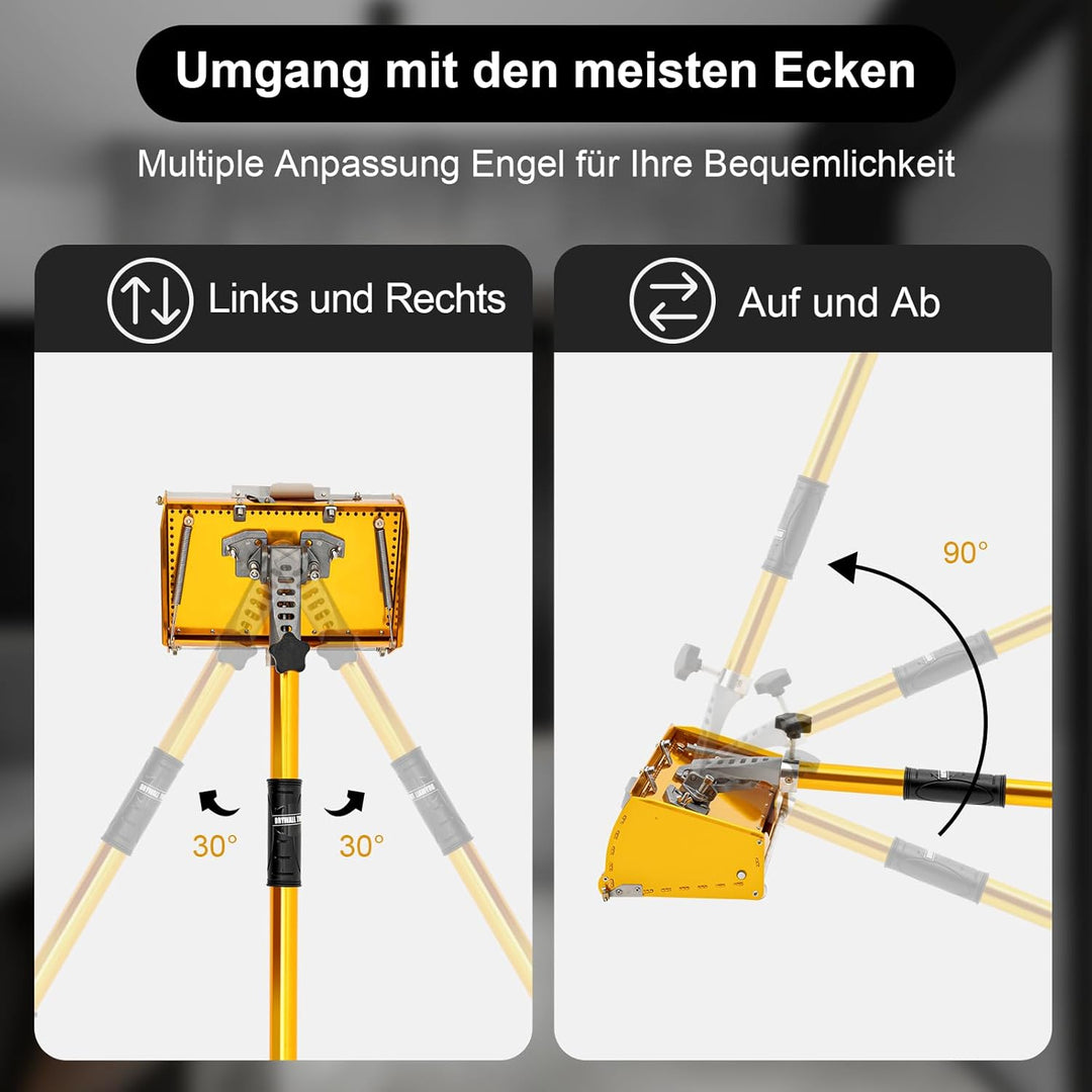 Trockenbau Kelle Drywall Flat Finishing werkzeuge 9.8" Trockenbau-Taping &Flat Finishing Set mit 40'
