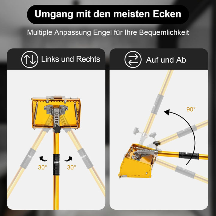 Trockenbau Kelle Drywall Flat Finishing werkzeuge 9.8" Trockenbau-Taping &Flat Finishing Set mit 40'