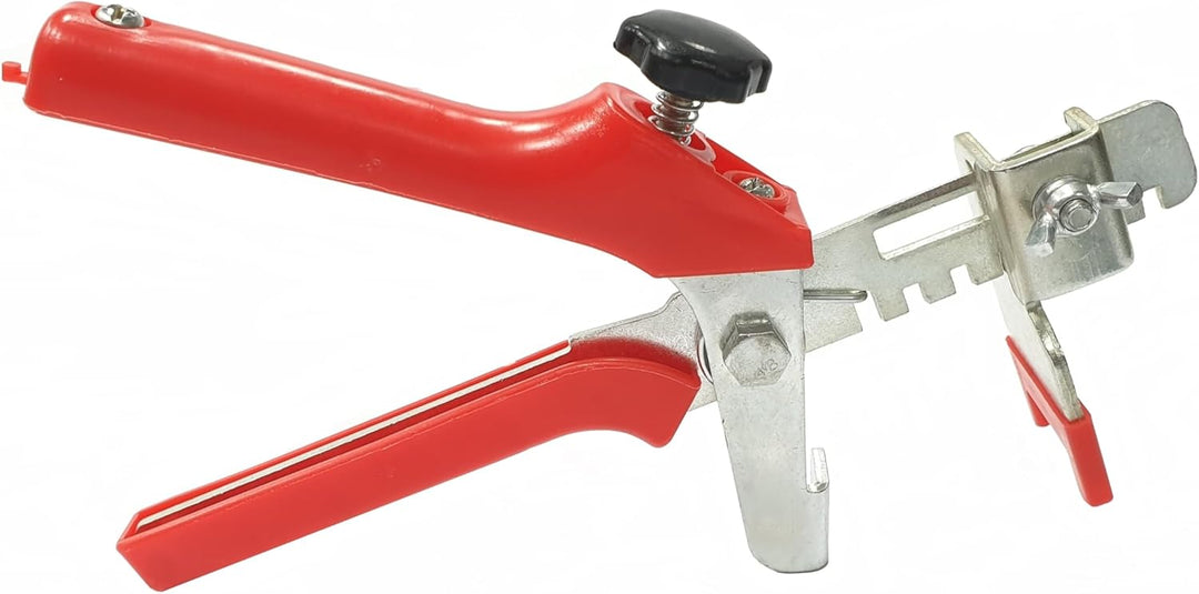 Fliesen Nivelliersystem Rot Fliesenstärke 12-21 mm Profi-Set 1 mm 500 Laschen 200 Keile + Zange -Ver