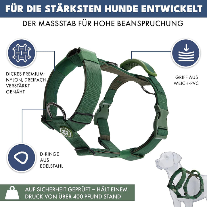 Spark Paws No Pull Hundegeschirr mit Griff für grosse Hunde, strapazierfähiges Hundegeschirr für gro