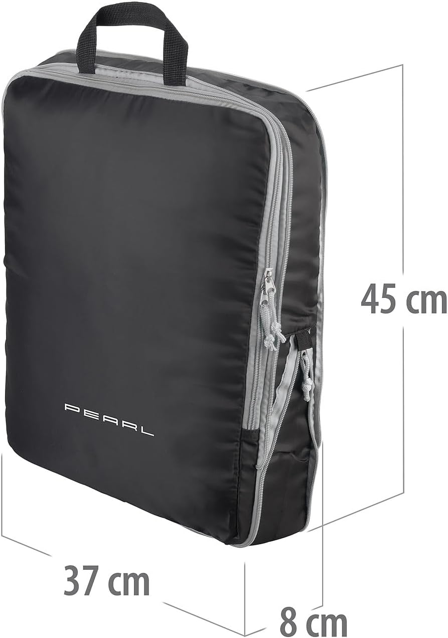 PEARL Packtaschen für Koffer: 4er-Set Kompressions-Packtasche für Handgepäck, Grösse XL, 45x37x8 cm