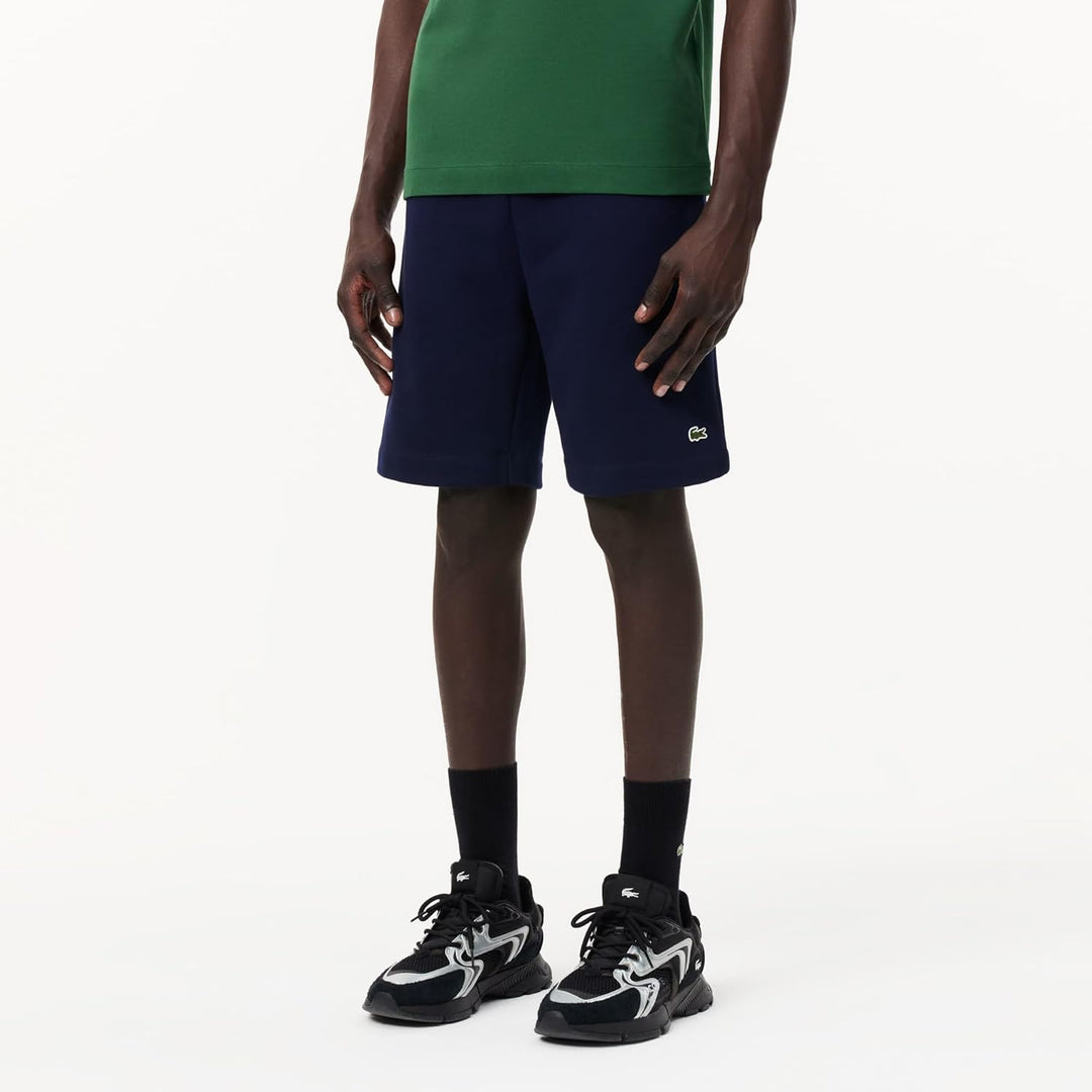 Lacoste Herren Kurze Trainingshose GH9627, Männer Sportshorts,Freizeithose,Regular Fit XXS Azul (Mar