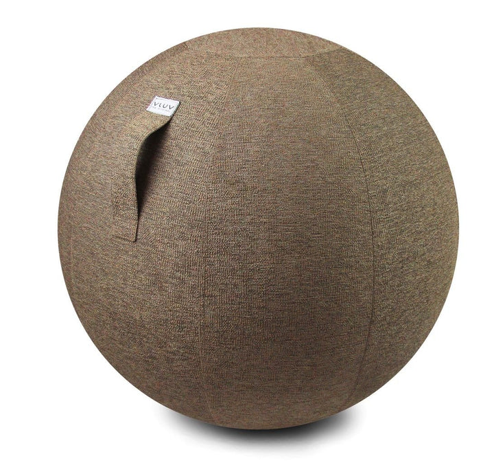 VLUV® BOL STOV Sitzball Büro Ergonomisch [Atmungsaktiv mit Tragegriff und Wegrollschutz] Waschbarer