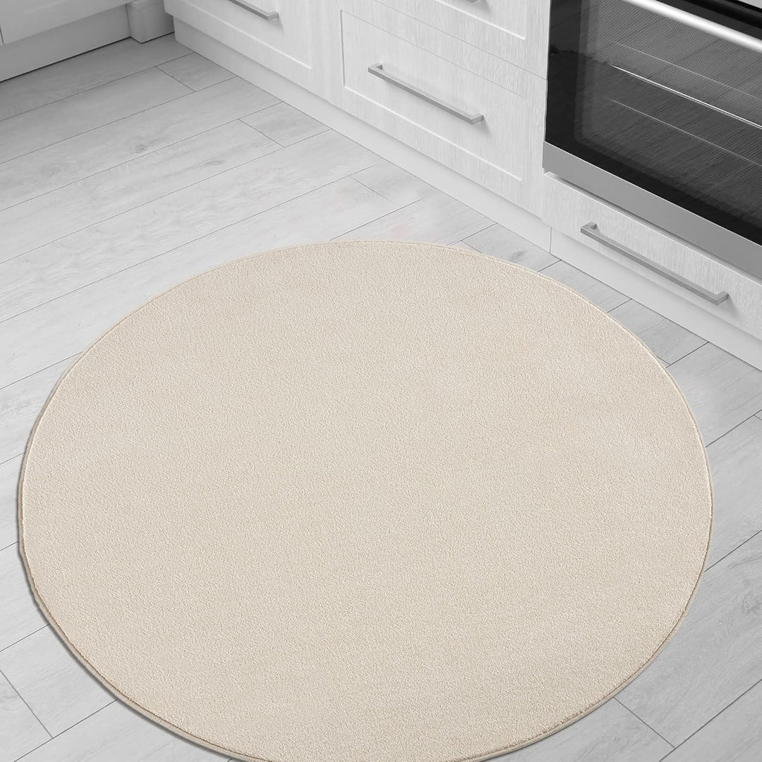 Impression Kurzflor-Wohnzimmerteppich - Schlichte Moderne Teppiche für Schlafzimmer, Büro, Flur, Küc
