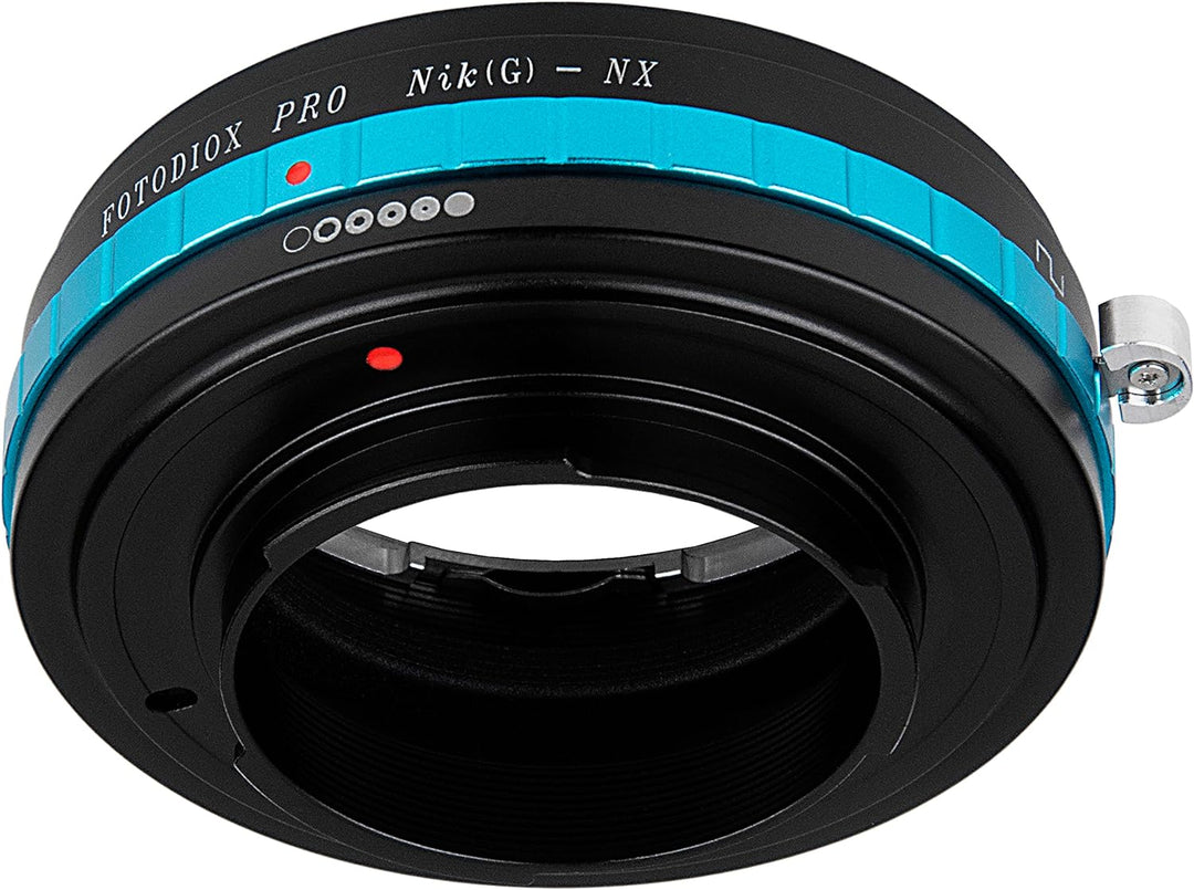 Fotodiox Pro Lens Mount Adapter Compatible with Nikon F-Mount G-Type Lenses on Samsung NX Mount Came