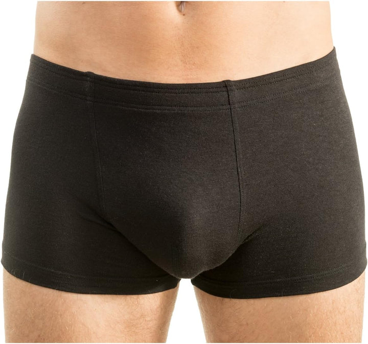 HERMKO 68900 2er Pack Herren Athletic Pant - Funktionsunterwäsche Sport Unterhose Schwarz M, Schwarz