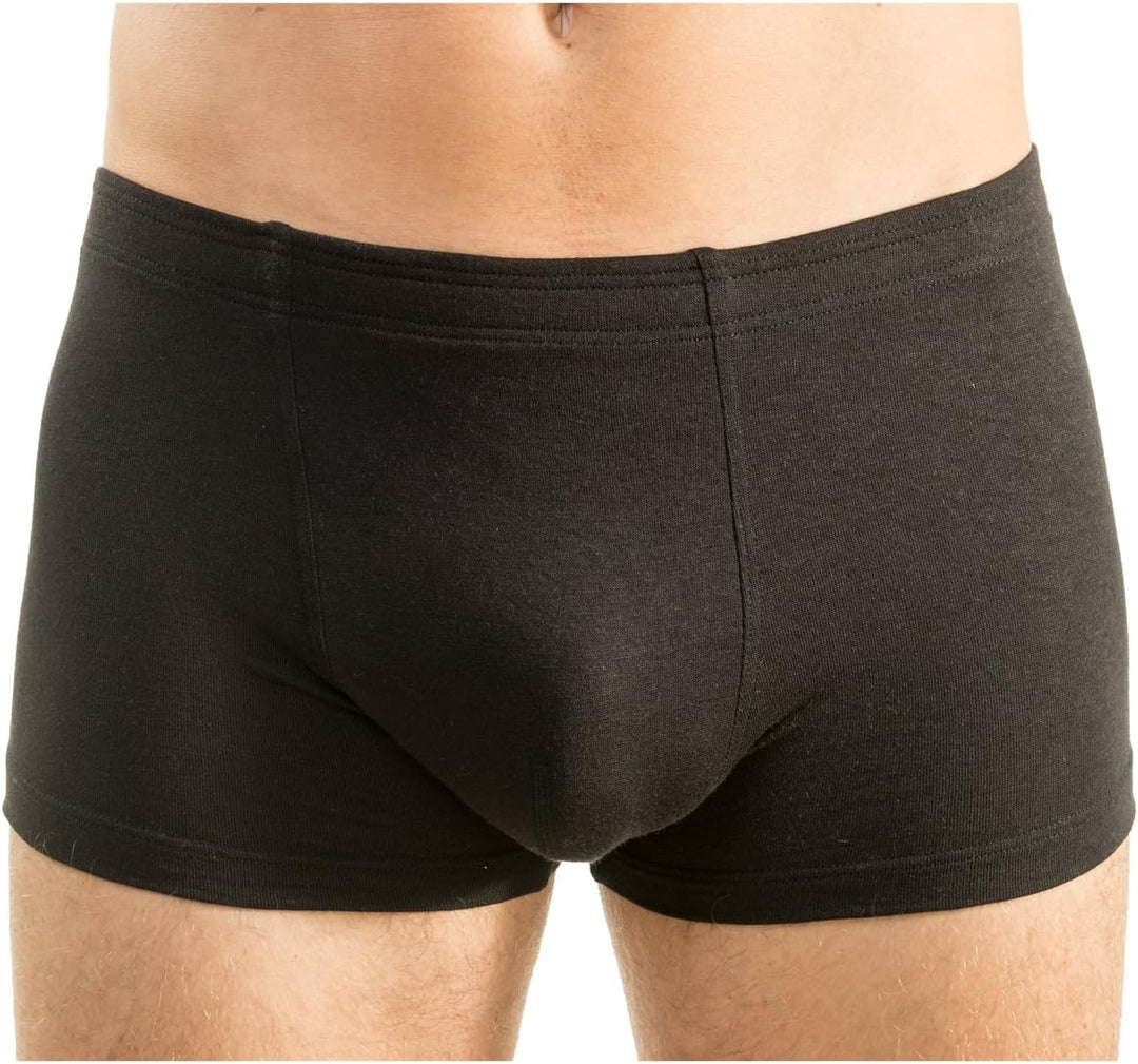 HERMKO 68900 2er Pack Herren Athletic Pant - Funktionsunterwäsche Sport Unterhose Schwarz 3XL, Schwa