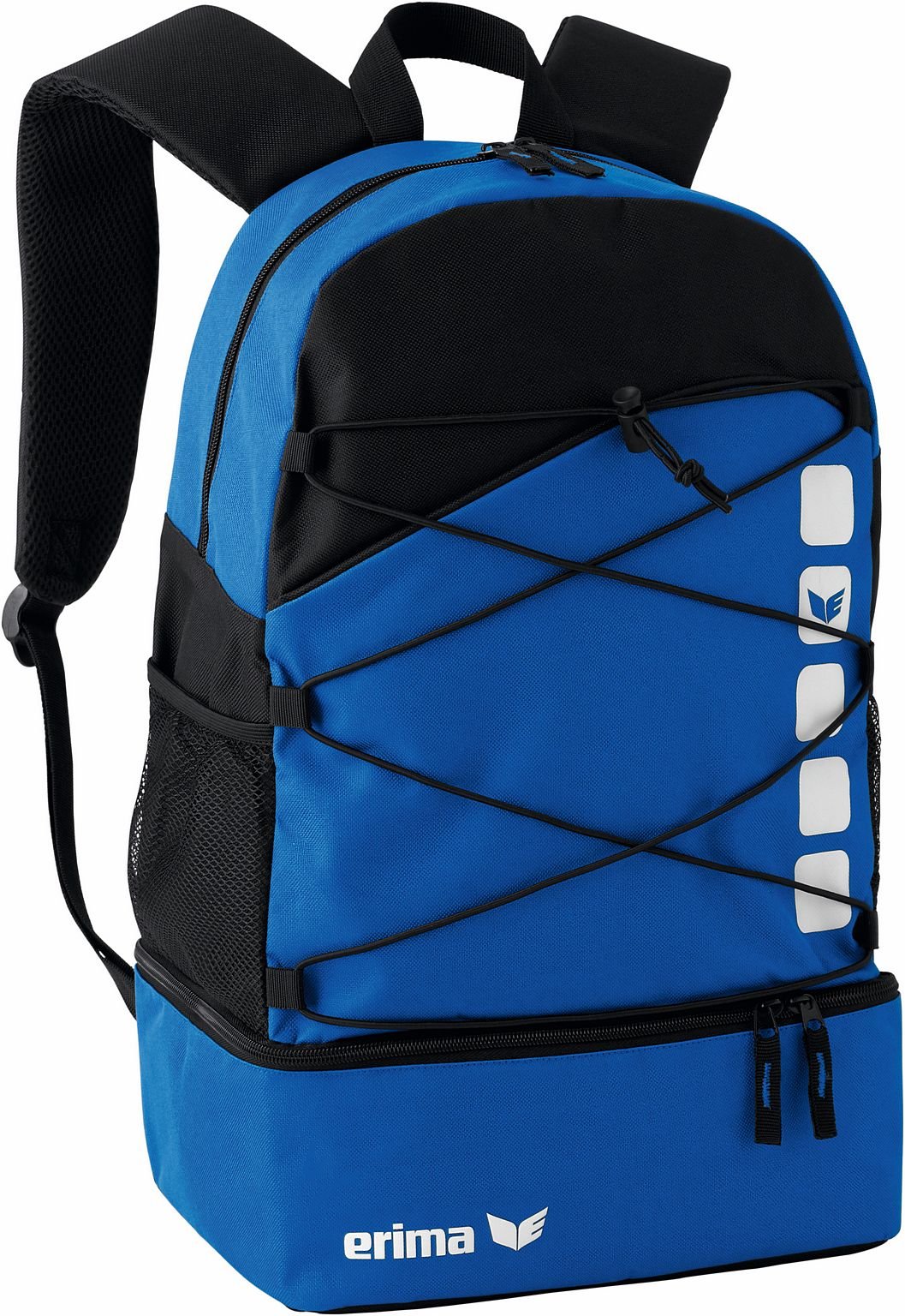 Erima Rucksack Club 5 Multifunktionsrucksack mit Bodenfach 1 New Royal/Schwarz, 1 New Royal/Schwarz