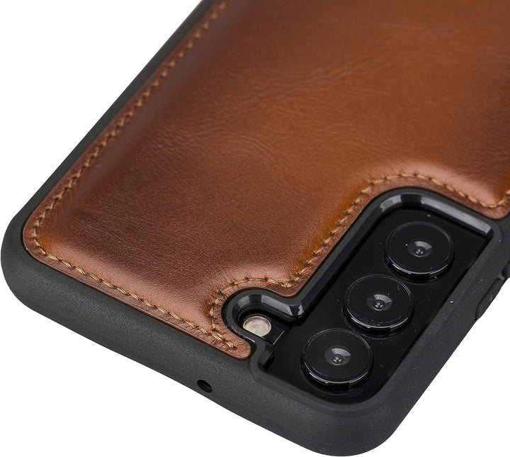 Solo Pelle Lederhülle für das Samsung Galaxy S22+ / S22 Plus Hülle aus echtem Leder, Model: Stanford