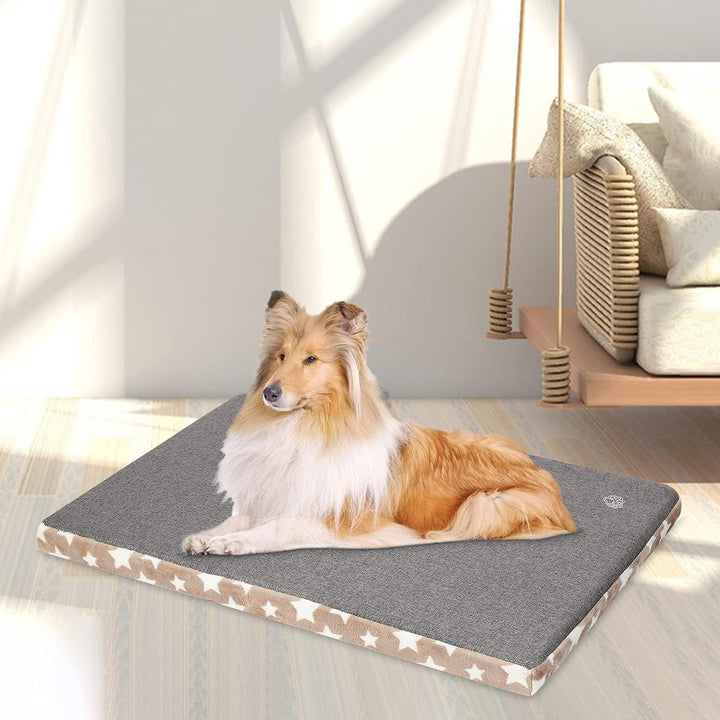 EMPSIGN Hundebett, Hundekissen passend für Käfige, Hundematte mit Abnehmbarem und waschbarem Bezug f
