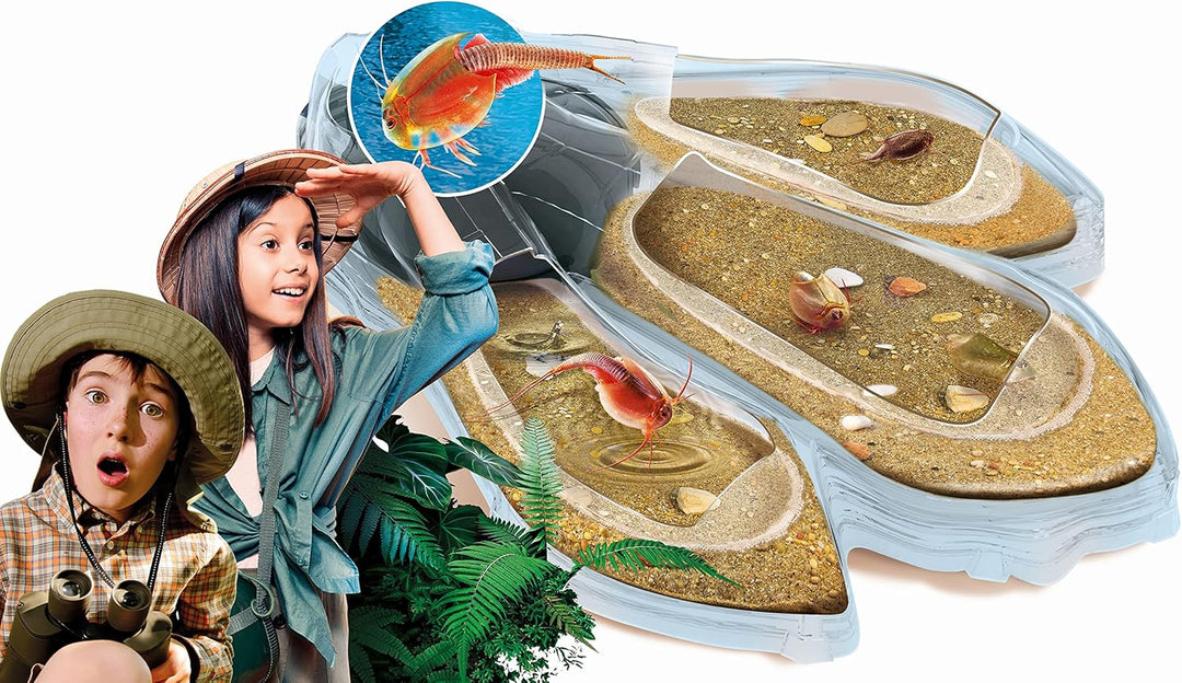 Clementoni Galileo Lab – Original Triops Maxi de Luxe, Züchten & Beobachten von Urzeitkrebsen, Spiel