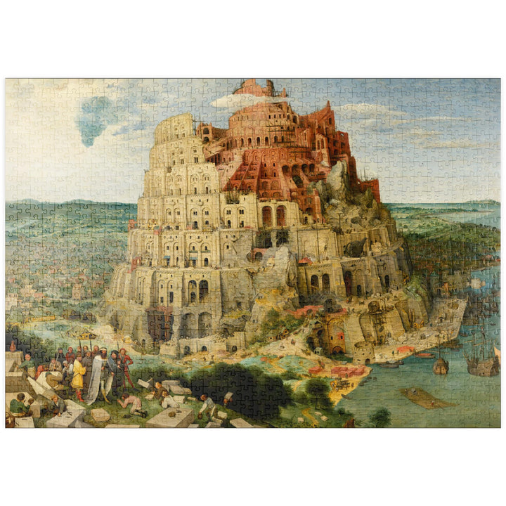 The Tower of Babel, 1563, by Pieter Bruegel The Elder - Premium 1000 Teile Puzzle - MyPuzzle Sonderk