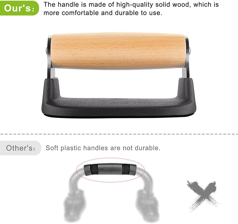 Dolibest Liegestützgriff, Push up Griffe Boden 2er Calisthenics Parallettes Kompakt Fitness Handstan