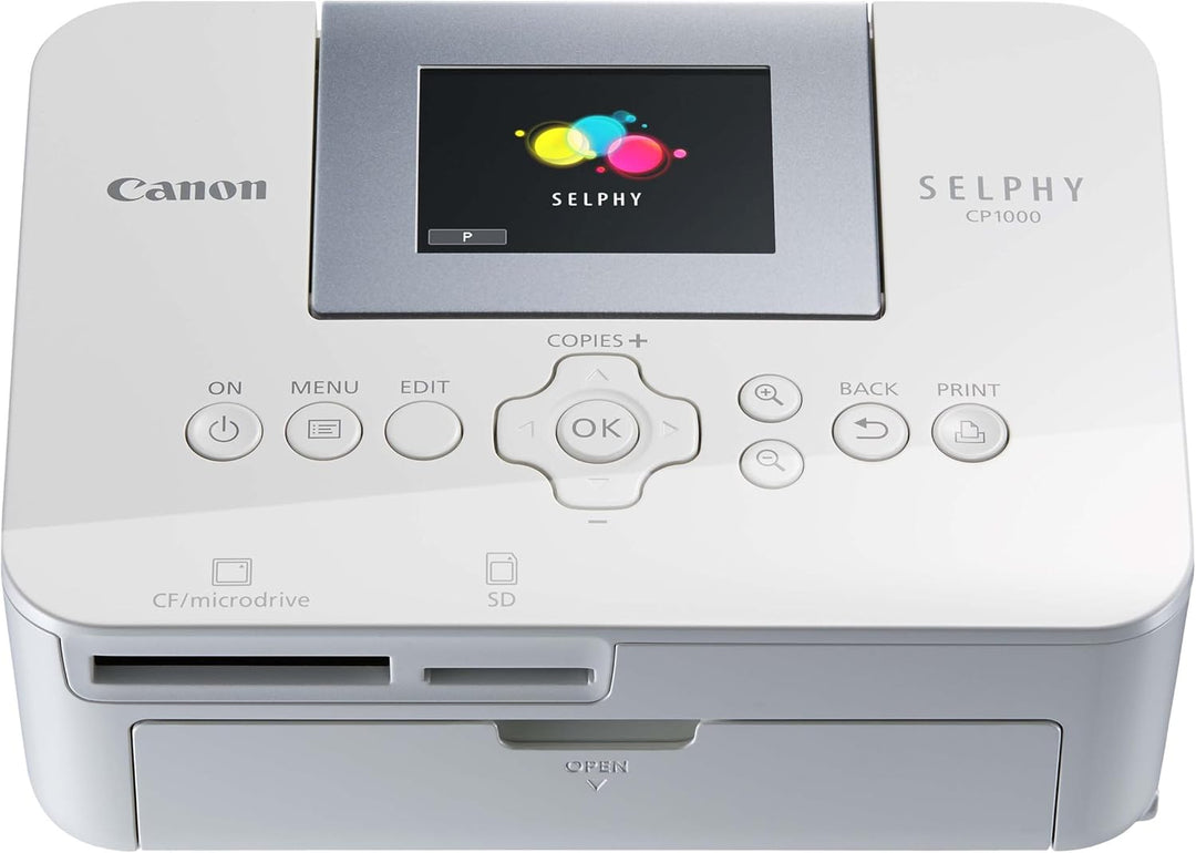 Canon Selphy CP1000 Fotodrucker 10x15 cm (mobiler Drucker, USB, 300x300 DPI, Direktdruck von kompati