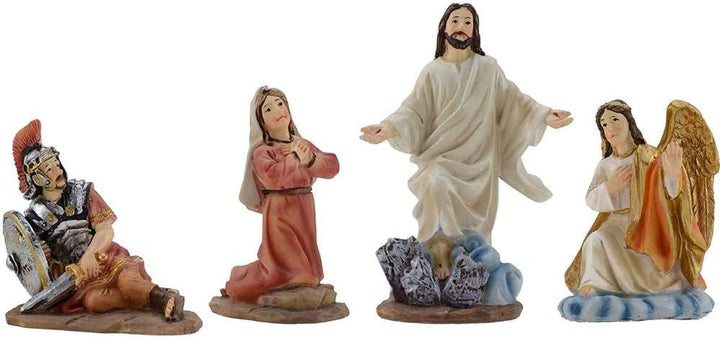 Paben Artikel Religiosi Krippe Osterei PP1 Set Resurretion von Jesus 4 Personen aus Harz