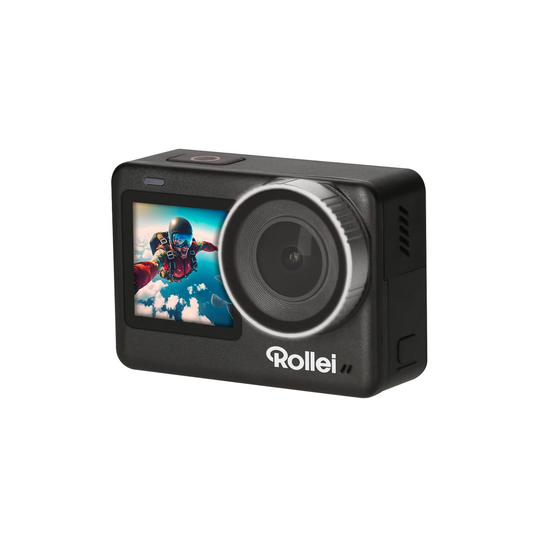 Rollei Action One Lite: Deine Action, Deine Perfektion! Erfasse 4K-Video, 20MP-Fotos mit 2 Displays,