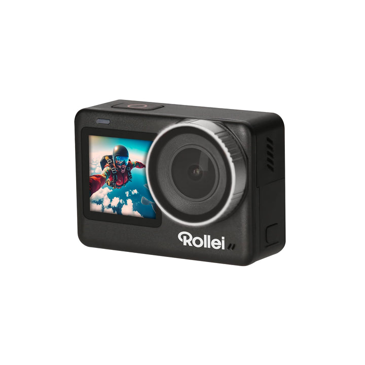 Rollei Action One Lite: Deine Action, Deine Perfektion! Erfasse 4K-Video, 20MP-Fotos mit 2 Displays,