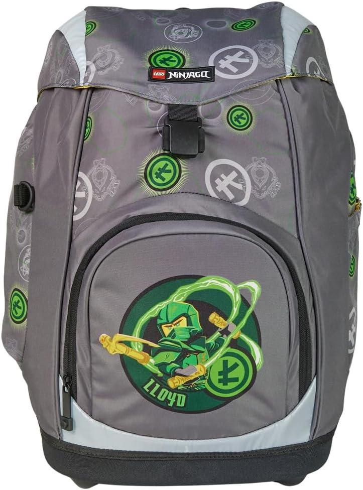 Familando Lego Ninjago Schulranzen Set 5tlg. Nielsen Schulrucksack 1. Klasse mit Federmappe und Spor