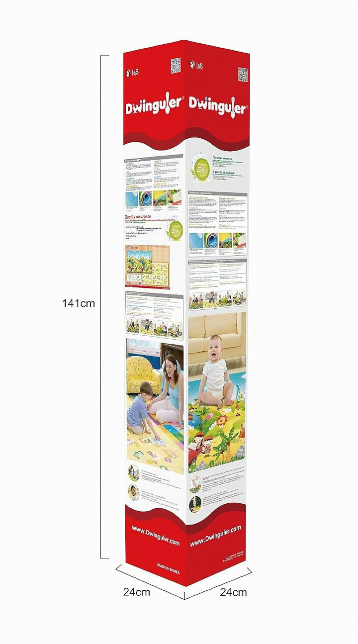 Dwinguler DW-L15-010 Kids Playmat, Mehrfarbig, Extra Large, One Size, Mehrfarbig