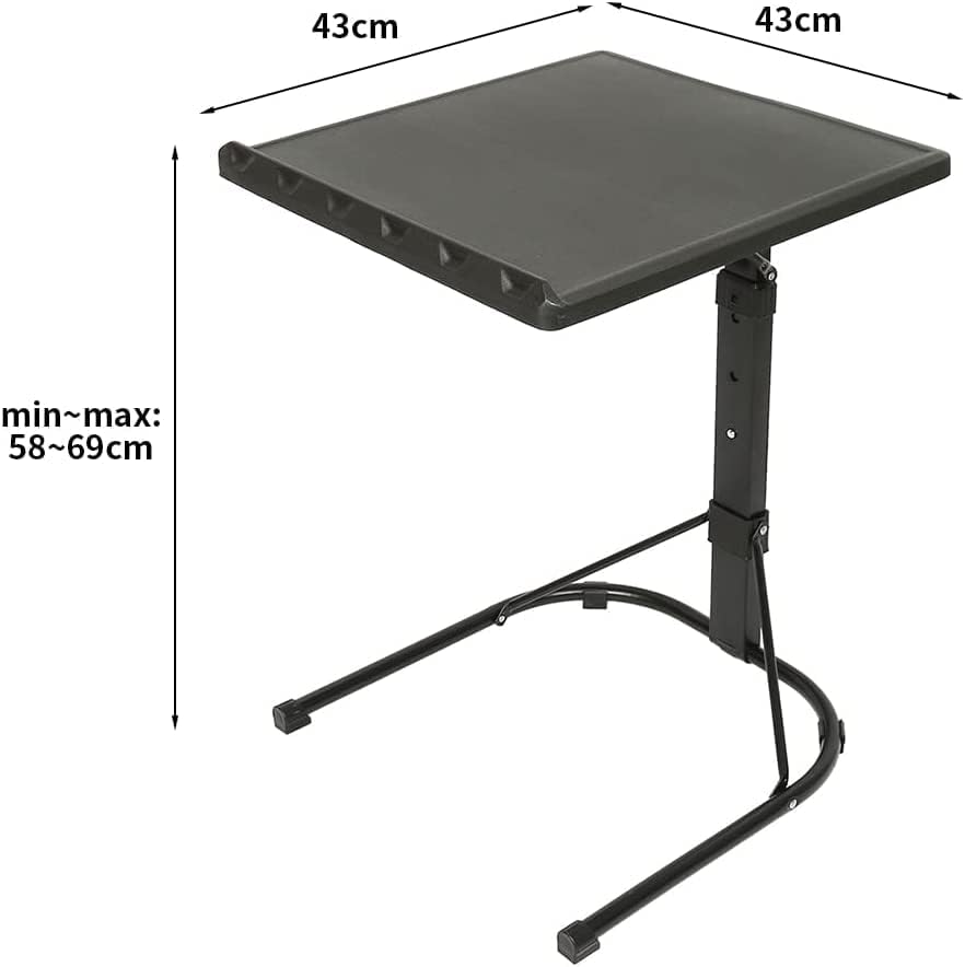 LANTUS Beistelltisch Mit Rollen, Höhenverstellbarer Pflegetisch, Computertisch, Laptoptisch, PC Tisc