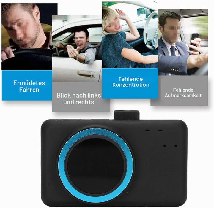 cigemay Sicheres Gerät Anti-Schlaf, Auto-Ermüdungsfahrwarnung Alarmgerät, Anti-Schlaf-Monitor Zubehö