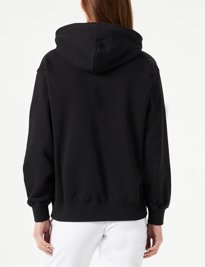 Champion Damen Kapuzenpullover XL Schwarz, XL Schwarz