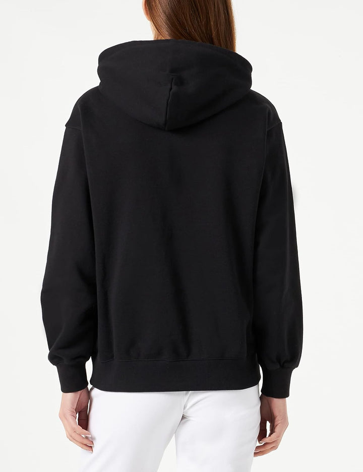 Champion Damen Kapuzenpullover XL Schwarz, XL Schwarz