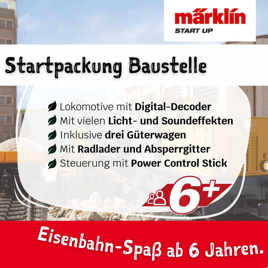 Märklin Start up - Startpackung Baustelle
