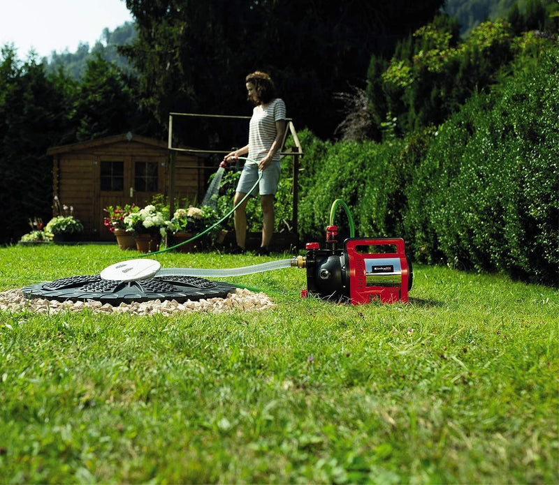 Einhell Gartenpumpe GC-GP 1250 N (1.200 W, max. 5000 L/h, max. Förderhöhe 50 m, Wasserfüllanzeige, W